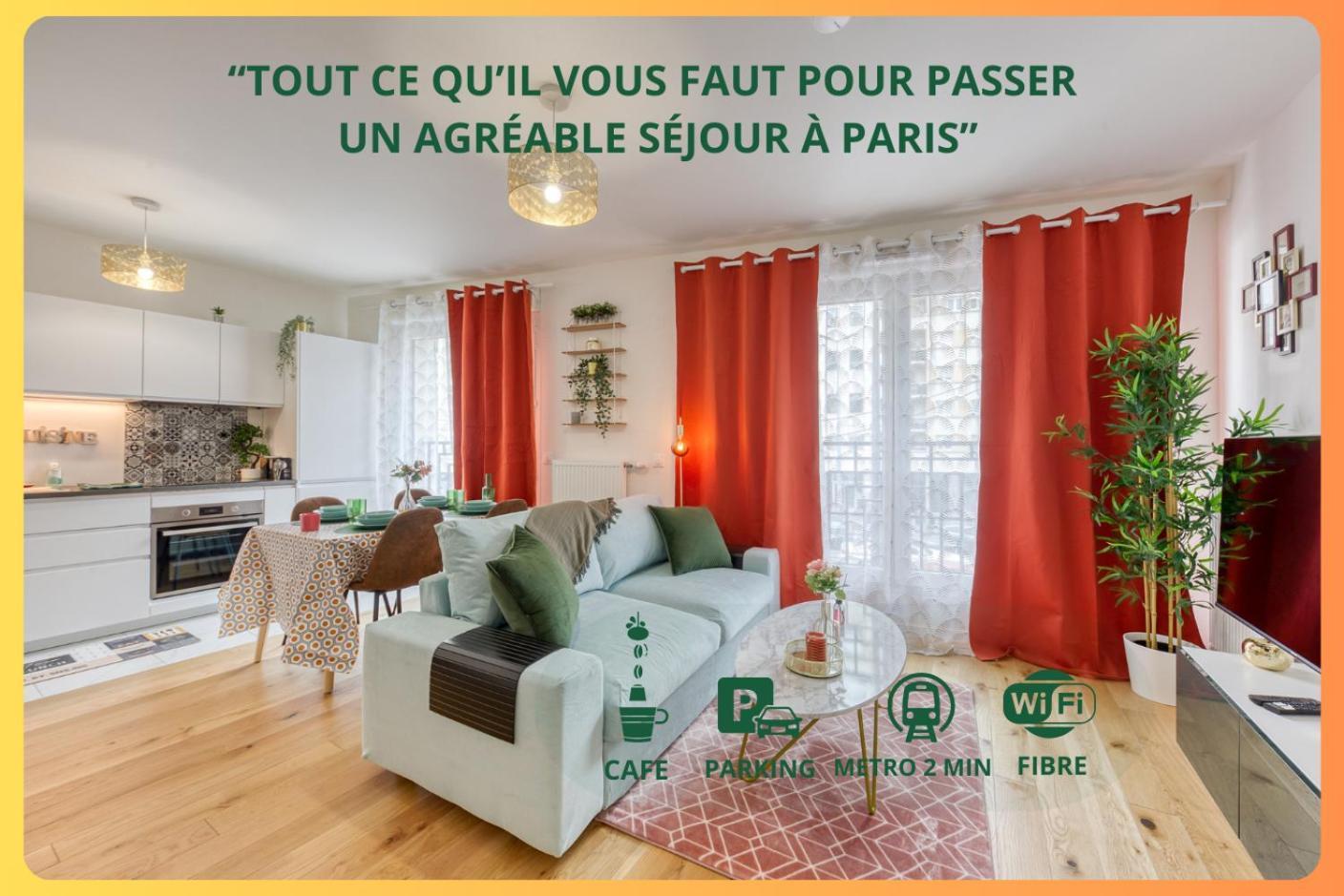 Апартаменты Easy Paris Visit Metro & Parking Сент-Уан Экстерьер фото